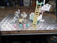VERY RARE MATTEL FURRYVILLE FIGURES +BEDS LADDERS ETC