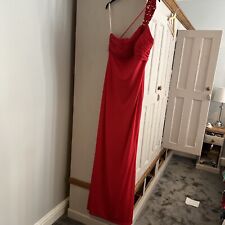 Anoushka G red ball  gown size 12 off shoulder