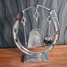 Vintage Chrome Horseshoe 3Pc