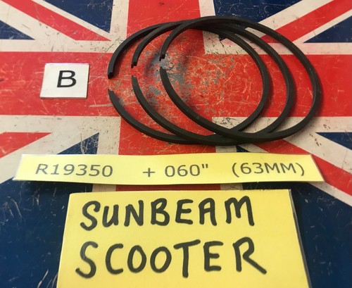Bsa sunbeam scooter piston - sunbeam,