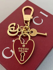 GUCCI Charm Heart Lock & Key