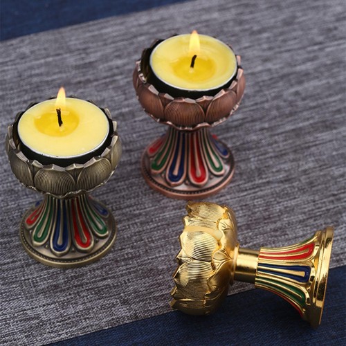 Lotus ghee lamp holder - ghee,