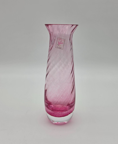 Vase caithness pink - -,