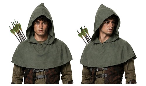 Adults medieval archers - medieval, hooded