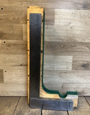 Vintage Moore & Wright Engineer's Square with original protective sleeve 21"
