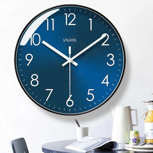 Round wall clock - clock, modern