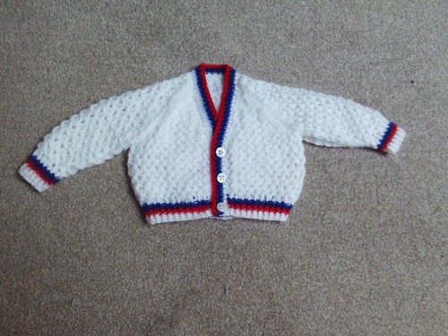 Hand knitted white - b.n.hand, knitted-white