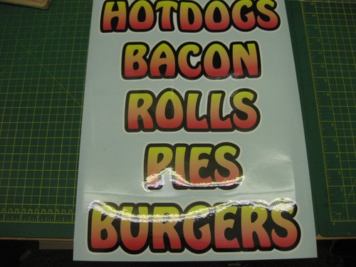 Set burger van catering - of,