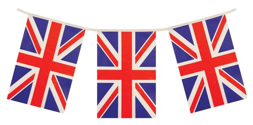 Union jack bunting flags - union,