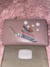 Radley Bobsleigh Medium Bifold Purse Brown - New
