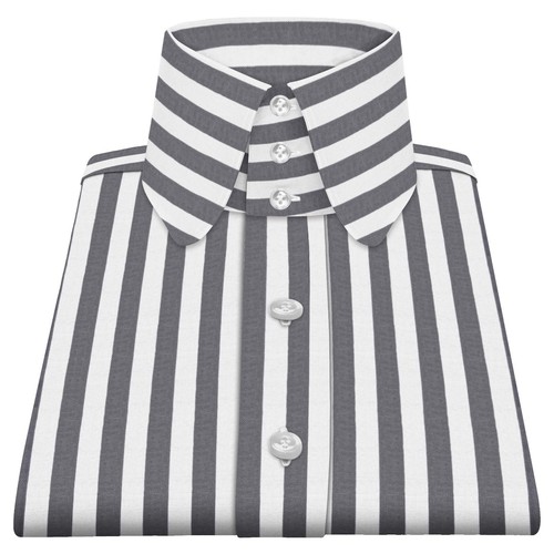 Men high collar shirt 3 - high,