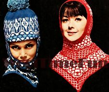 Knitting Patterns Ladies Fair Isle/Nordic/Ski/Hoodies/Hats/Balaclavas/Hoodies