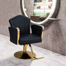 Luxury Classic Adjustable Styling Salon Barber Chair 360° Swivel Hairdressing UK