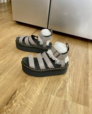 Womens grey & black platform
