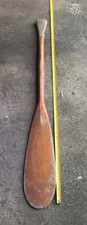 Vintage Wooden Canoe Paddle (Big shed corner)
