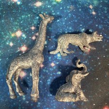 Pewter Metal Figurine Giraffe