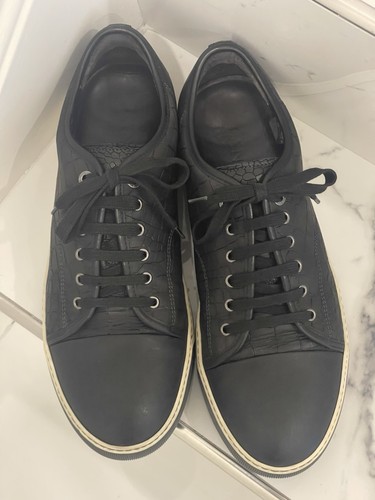 Lanvin black trainers - trainers, with