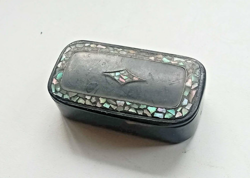 Vintage 1920s black lacquer - vintage,