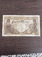 Romanian Banknotes Of 2000 Lei 18 Nov 1941 (large Banknotes)