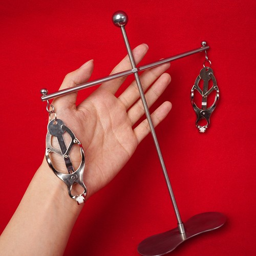 Stainless steel nipple clamps - steel,