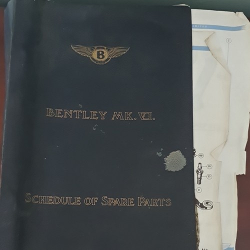 Bentley schedule of - mk.vi,