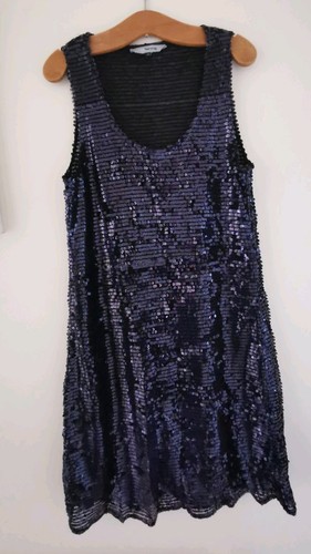 Red herring blue sequin dress - blue,