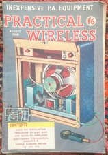 Practical Wireless August 1960 15 Watt  Amplifier Grid dip Oscillator