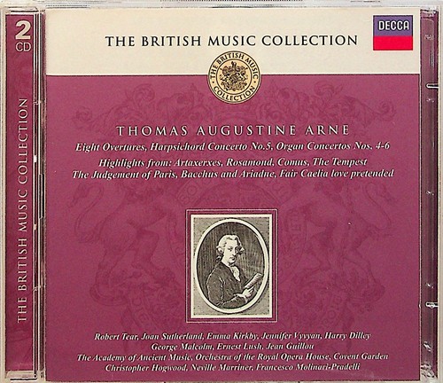 Works thomas arne the - arne,