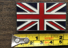 LARGE Enamel Union Jack Metal