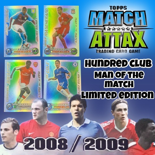 Topps match attax 2008 - match, 2008/09