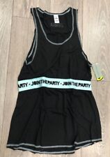 zumba black sexy long vest