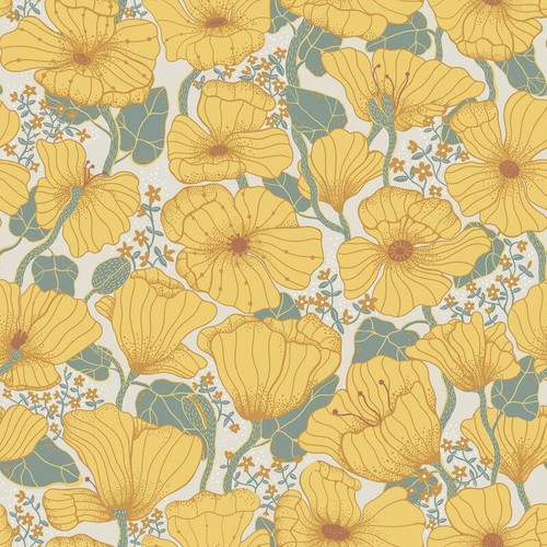 S65112 sommarang poppies - -,