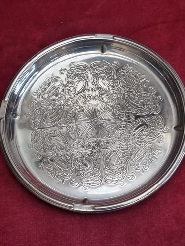 Vintage silver plate wine - silver,