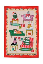 Ulster Weavers Christmas Cool Cats tea towel cotton tea towel Xmas cat towels