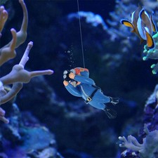  2 Pcs Aquarium Ornaments Floating Diver Decoration Fish Tank Decorations