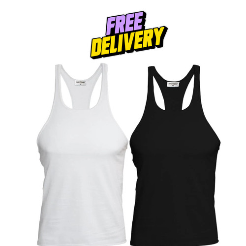 Mens racerback gym vest - mens,