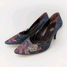 Whistles Blue Floral Pointed