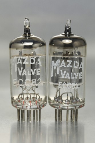 Mazda ecc82 valves tubes - 2x,