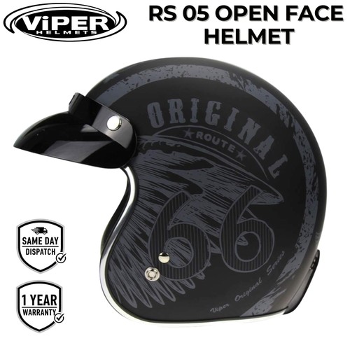 Open face motorcycle - open, scooter