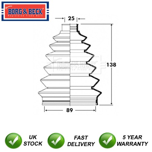 Joint boot set - joint, front