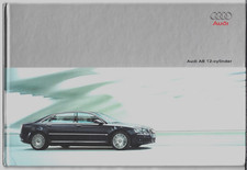 Audi A8 L 6.0 W12 Quattro Early-Mid 2004 UK Market Hardback Sales Brochure