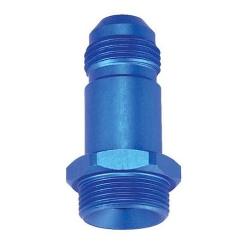 Blue carb inlet fitting - blue,