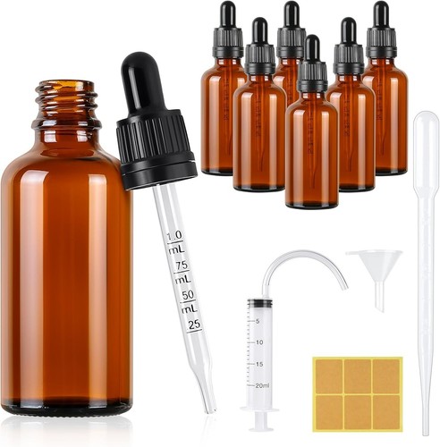 Pcs 50ml amber glass pipette - 6,