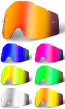 100% GOGGLE-SHOP MIRROR LENS to fit RACECRAFT ACCURI STRATA MX MOTOCROSS GOGGLES