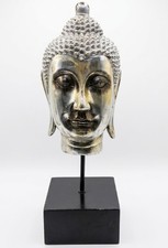 Vintage Silver Buddha Head