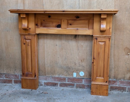 Solid wood fireplace - fireplace, surround