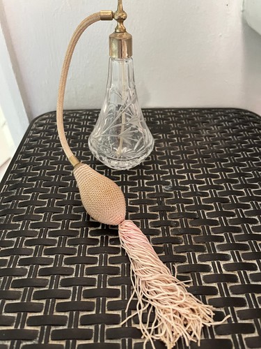Vintage glass perfume - vintage,