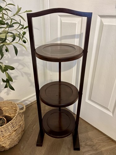 Vintage mahogany cake stand - cake, 3