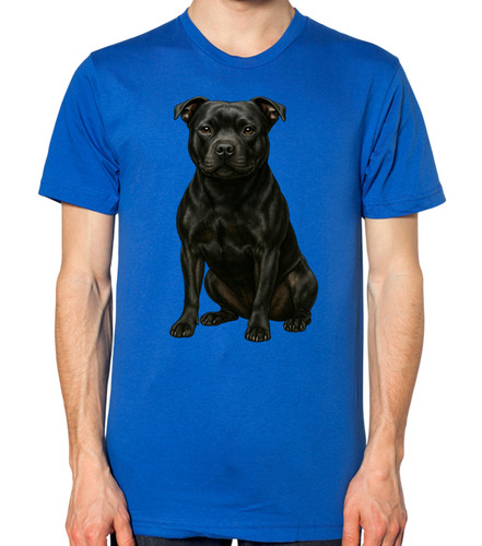 Black staffordshire bull - black,