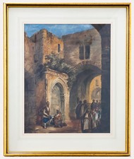 J. Lepine - Framed Late 19th Century Watercolour, Ancient Quarter